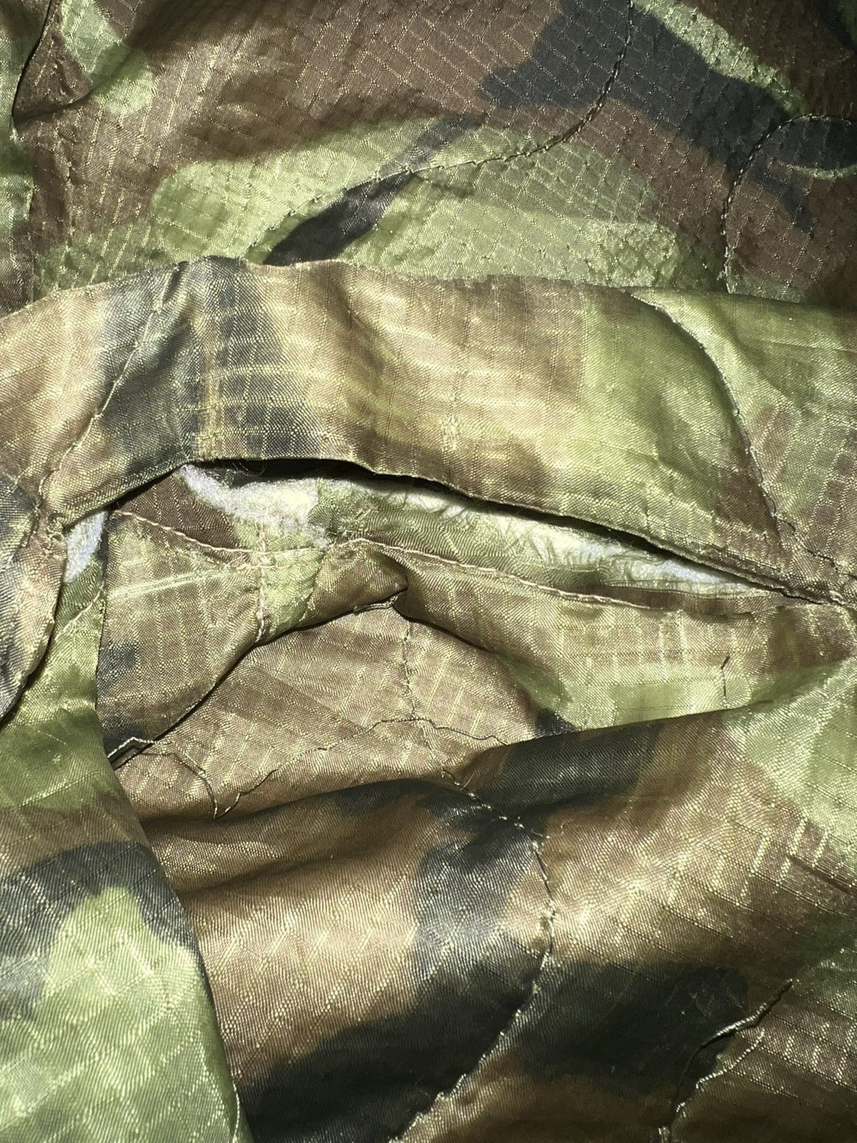 Other VERY RARE VINTAGE JACKET PONCHO ERDL QUILTED VIETNAM WAR Size US L / EU 52-54 / 3 - 4 Thumbnail