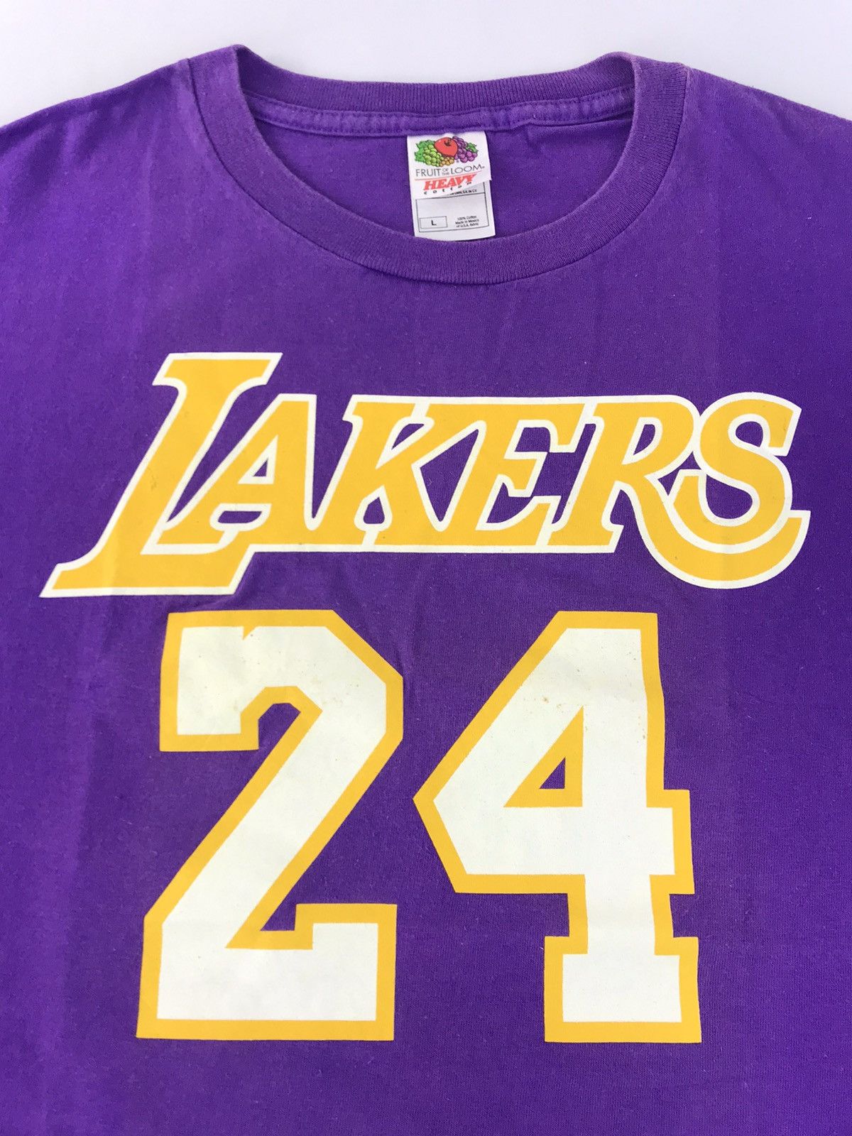 NBA × Vintage Vintage Lakers Kobe Bryant #24 American Basketball Tee Size US L / EU 52-54 / 3 - 3 Thumbnail