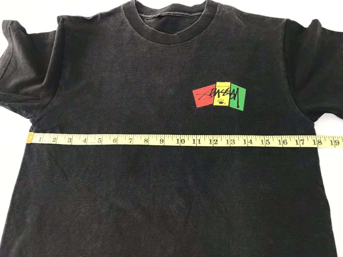 Stussy × Vintage Stussy Rastafari Big Logo Tee Unisex Wear Pop Art Size US S / EU 44-46 / 1 - 6 Thumbnail