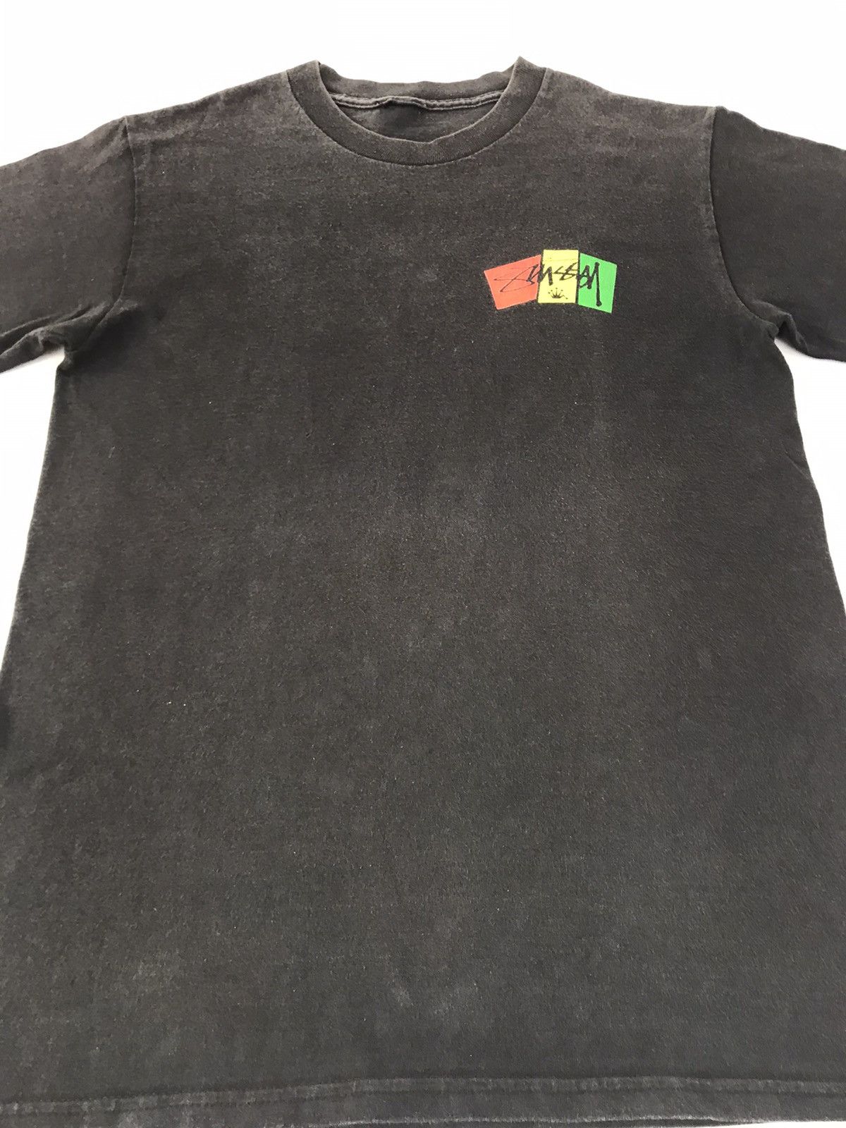 Stussy × Vintage Stussy Rastafari Big Logo Tee Unisex Wear Pop Art Size US S / EU 44-46 / 1 - 5 Thumbnail