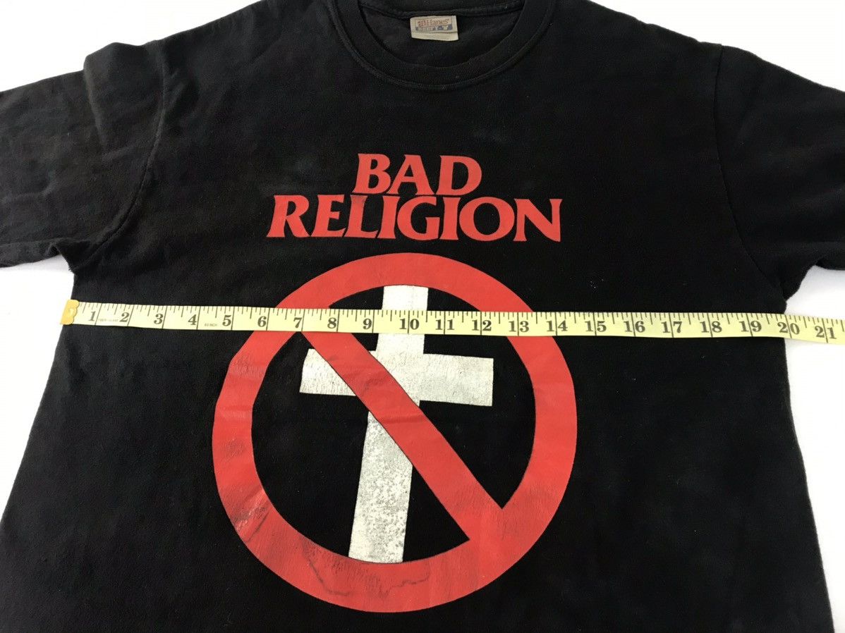 Band Tees × Vintage Bad Religion American Punk Rock Band Cross Buster Big Logo Size US M / EU 48-50 / 2 - 8 Thumbnail