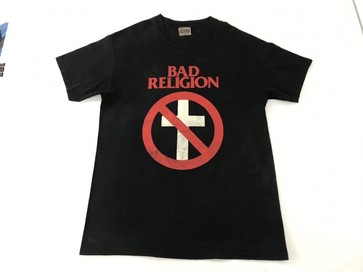 Band Tees × Vintage Bad Religion American Punk Rock Band Cross Buster Big Logo Size US M / EU 48-50 / 2 - 3 Thumbnail