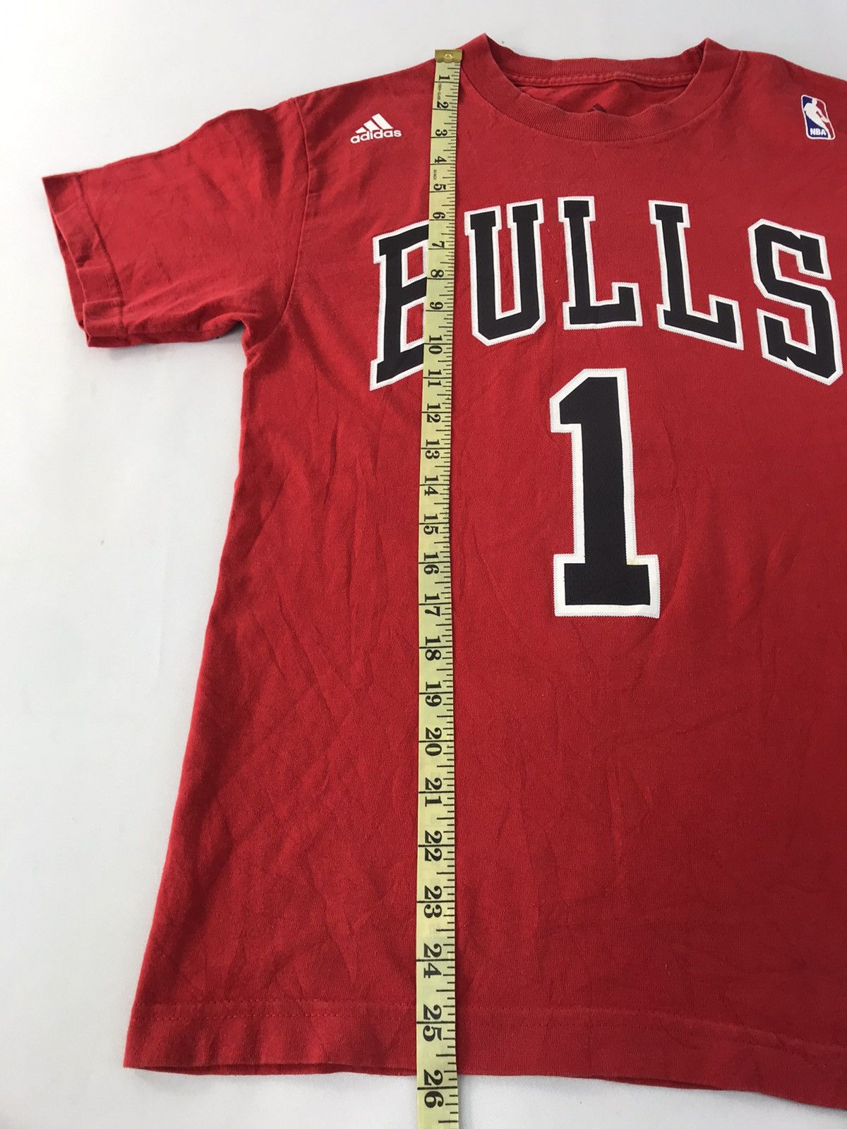 Adidas × NBA Adidas Chicago Bulls #1 Basketball Sportswear Big Logo Size US S / EU 44-46 / 1 - 7 Thumbnail
