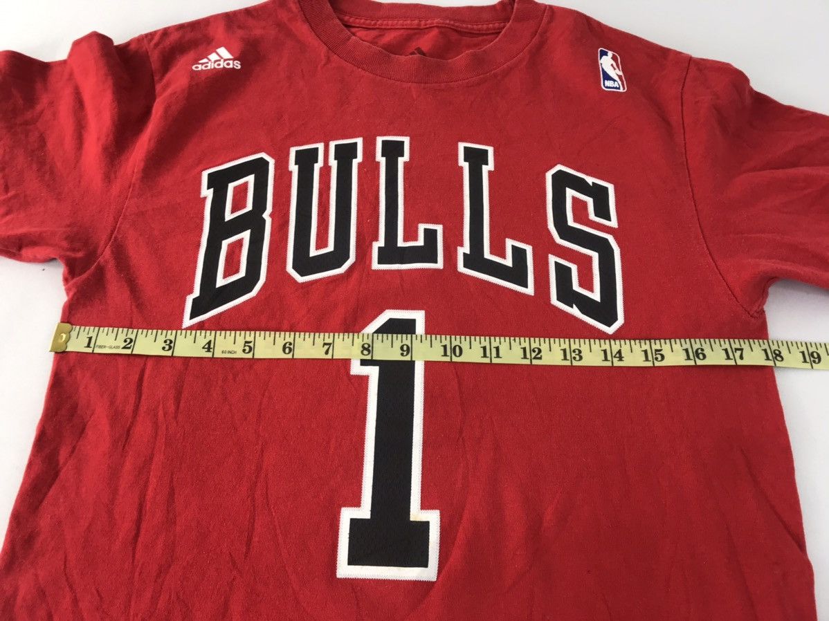 Adidas × NBA Adidas Chicago Bulls #1 Basketball Sportswear Big Logo Size US S / EU 44-46 / 1 - 6 Thumbnail