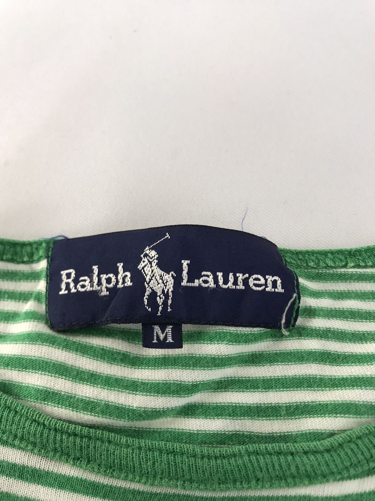 Polo Ralph Lauren RL Ralph Lauren RL-92 Striped Printed Tee Women Youth Wear Size ONE SIZE - 5 Thumbnail