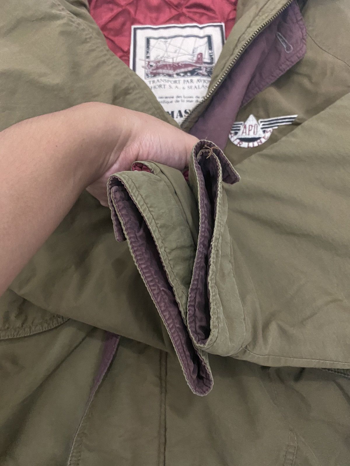 Vintage Vintage APO Air Lines Flight Jacket Size US M / EU 48-50 / 2 - 13 Thumbnail