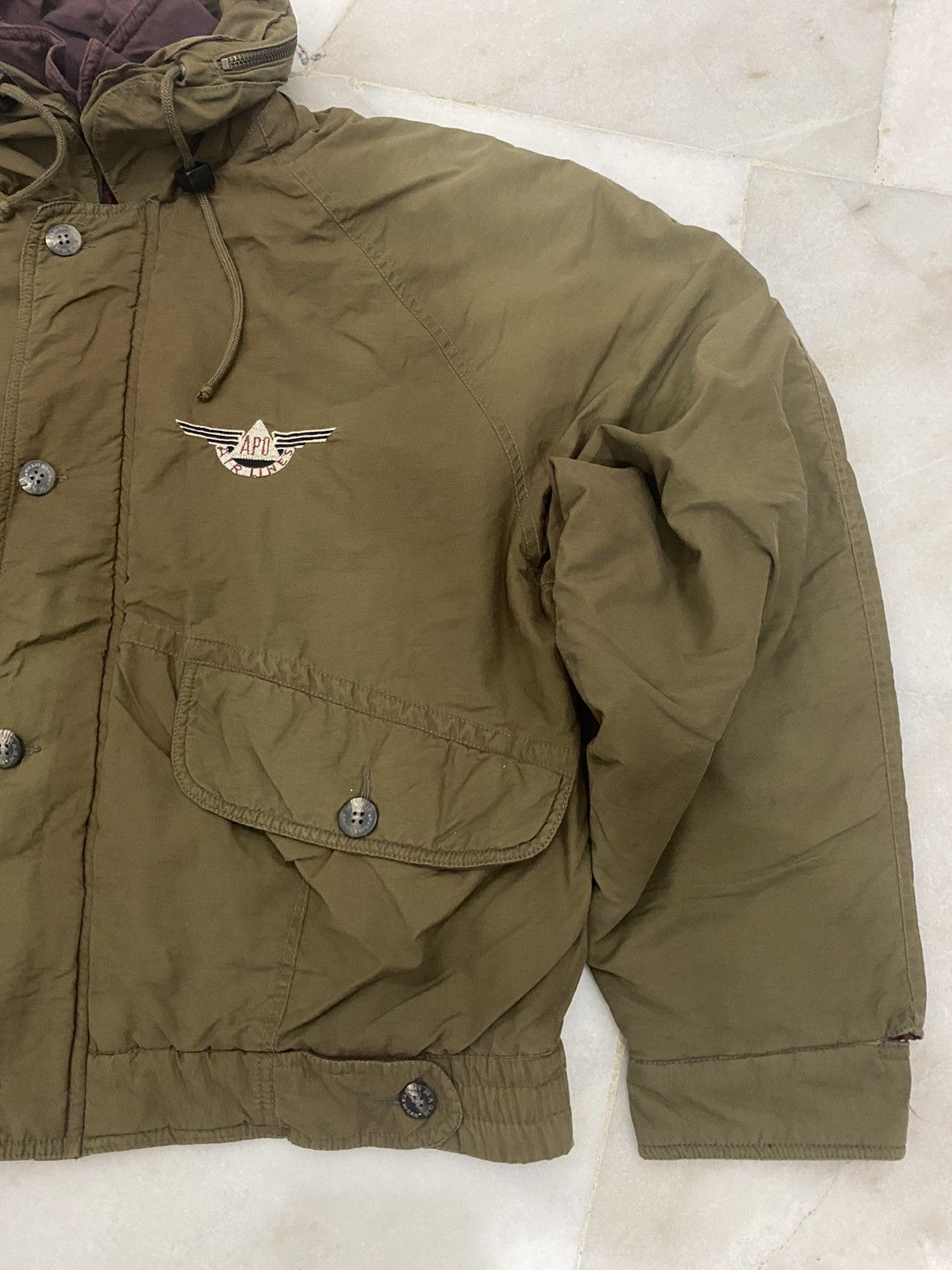 Vintage Vintage APO Air Lines Flight Jacket Size US M / EU 48-50 / 2 - 3 Thumbnail