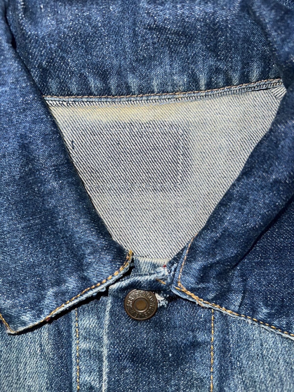 Levi's VERY RARE VINTAGE JACKET DENIM TRUCKER LEVIS JEANS BIG E 347 Size US S / EU 44-46 / 1 - 4 Thumbnail
