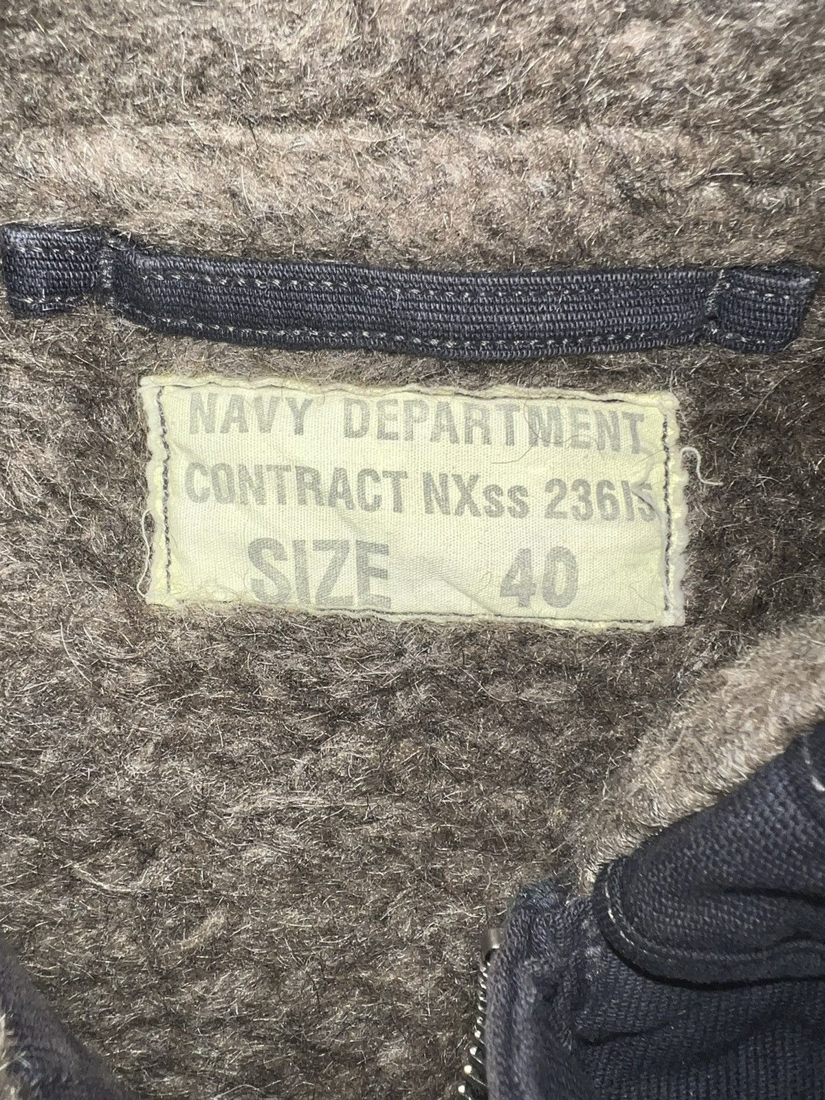 Buzz Rickson's VERY RARE VINTAGE JACKET DECK N1 USN US NAVY BUZZ RICKSON Size US M / EU 48-50 / 2 - 6 Thumbnail
