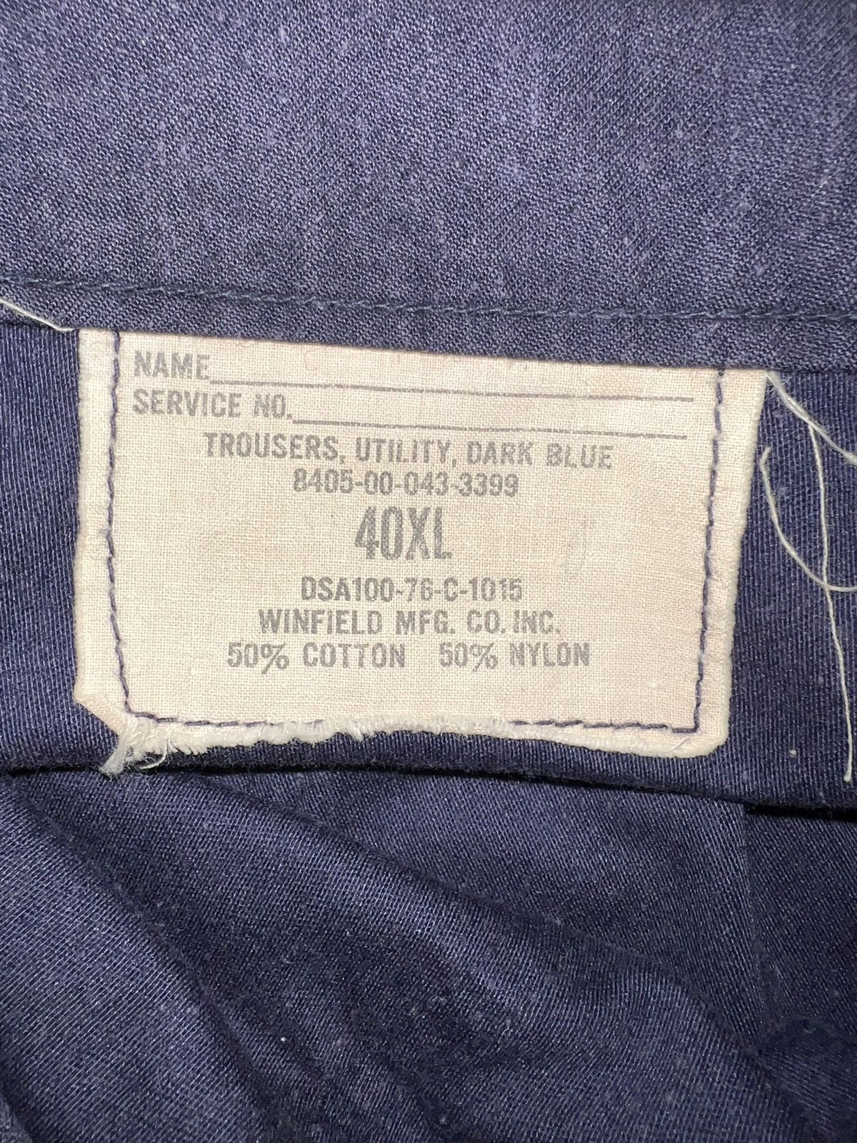 Vintage VERY RARE VINTAGE PANTS TROUSER UTILITY USN US NAVY N4 DECK Size US 40 / EU 56 - 5 Thumbnail