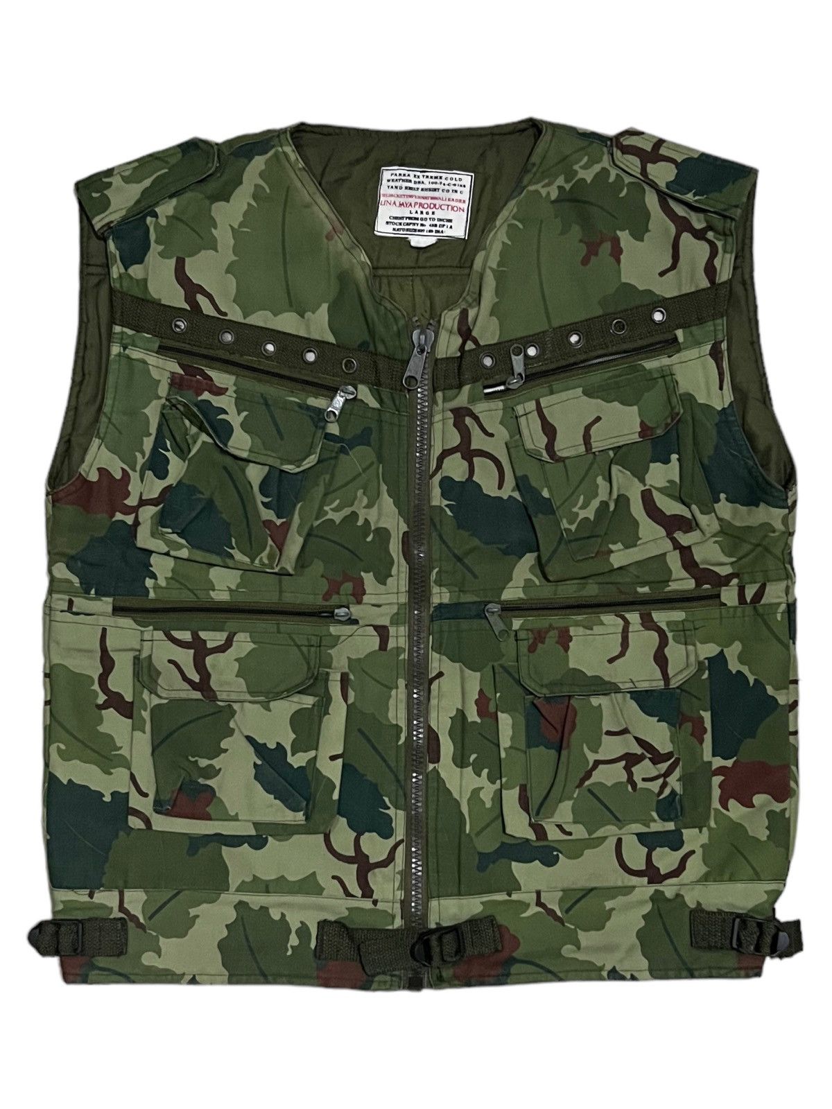 Vintage VERY RARE VINTAGE VEST MITCHELL CAMO MAC V SOG SPECIAL FORCE Size US L / EU 52-54 / 3 - 1 Thumbnail