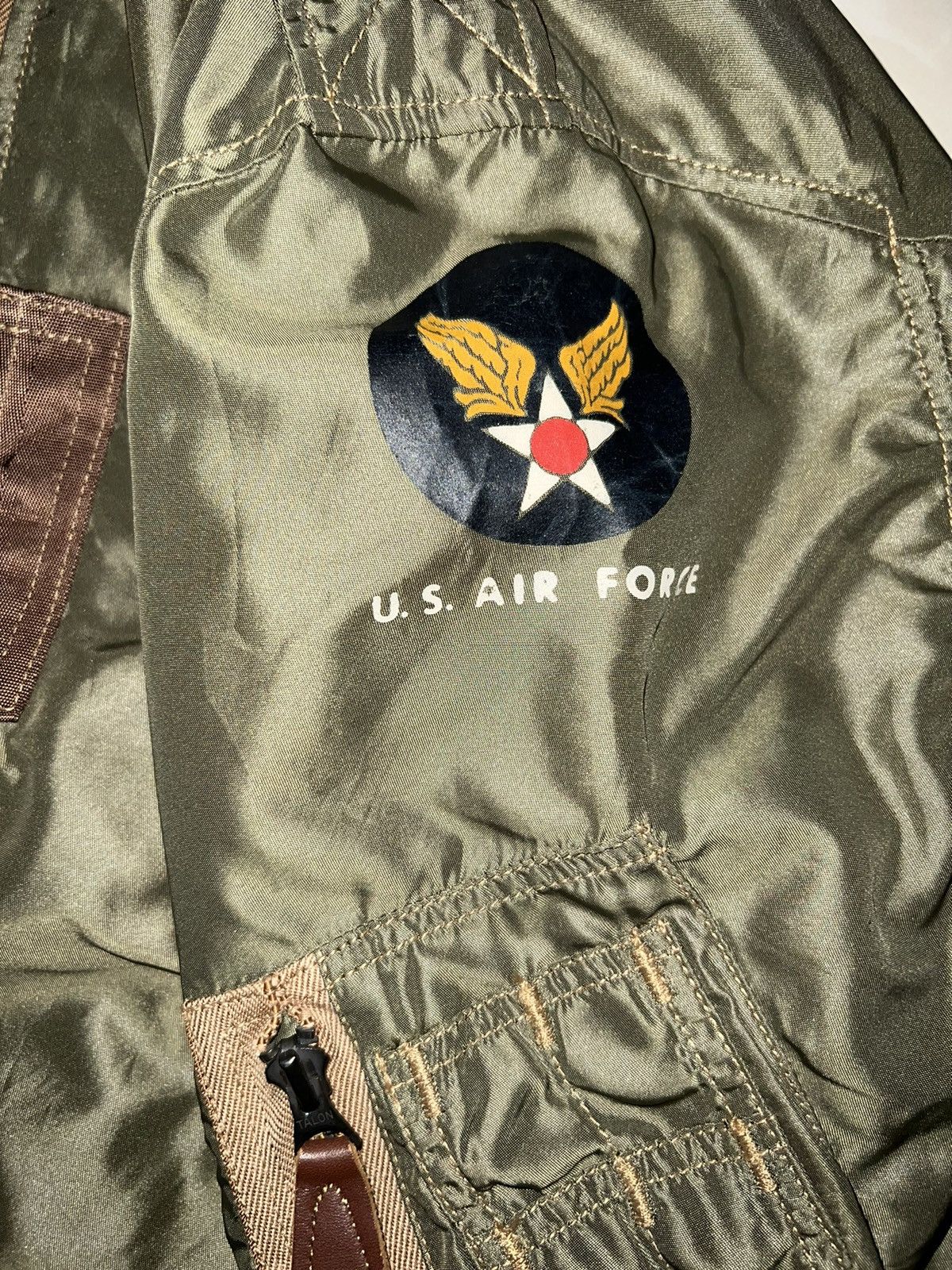 Vintage VERY RARE VINTAGE JACKET FLIGHT BOMBER L2B KOREAN WAR Size US L / EU 52-54 / 3 - 5 Thumbnail