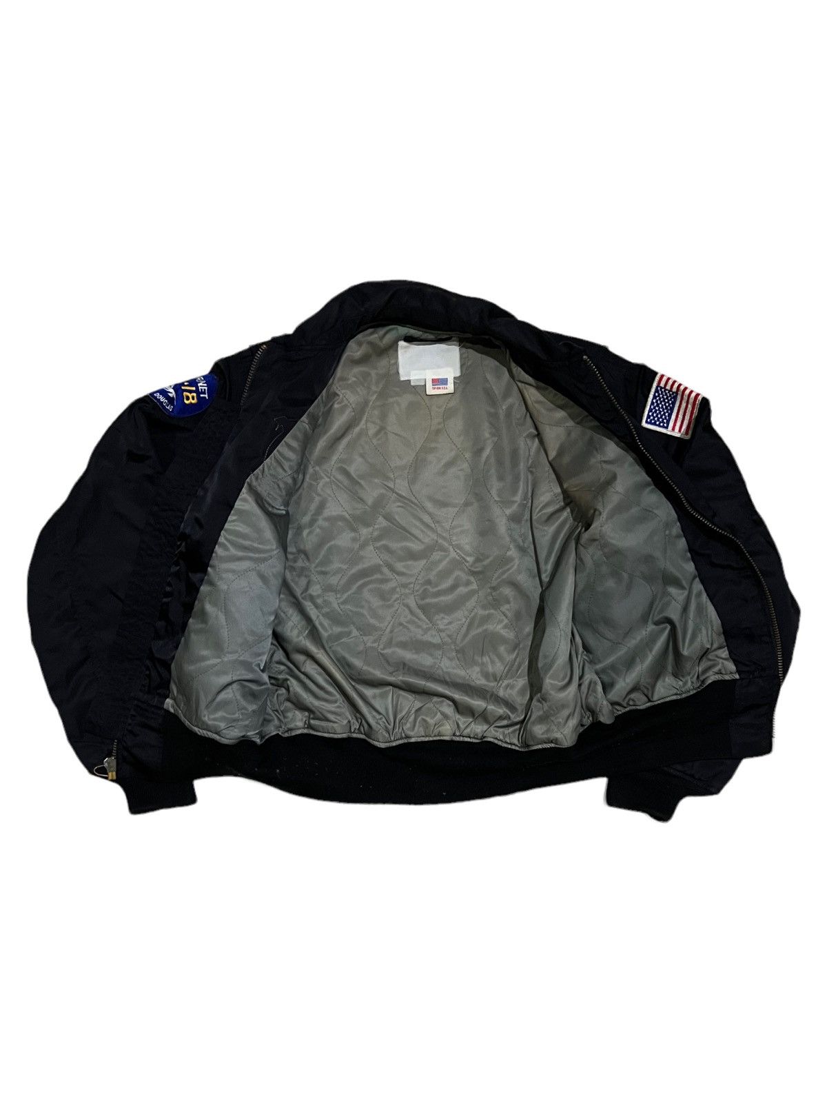 Vintage VERY RARE VINTAGE JACKET FLIGHT BOMBER CWU 45 TOP GUN Size US L / EU 52-54 / 3 - 3 Thumbnail