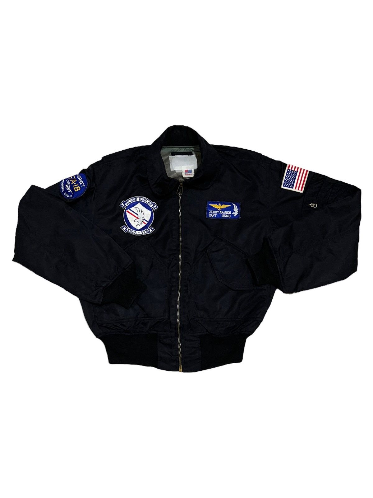 Vintage VERY RARE VINTAGE JACKET FLIGHT BOMBER CWU 45 TOP GUN Size US L / EU 52-54 / 3 - 1 Thumbnail