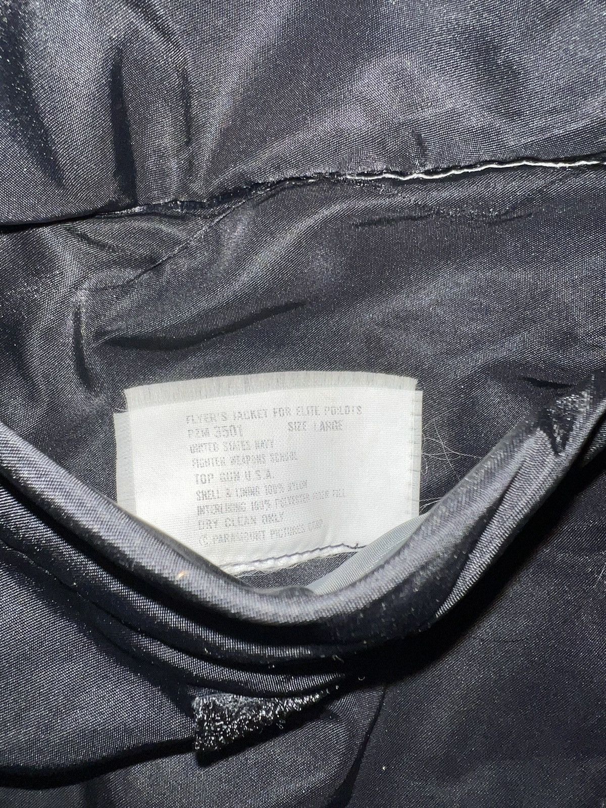 Vintage VERY RARE VINTAGE JACKET FLIGHT BOMBER CWU 45 TOP GUN Size US L / EU 52-54 / 3 - 5 Thumbnail
