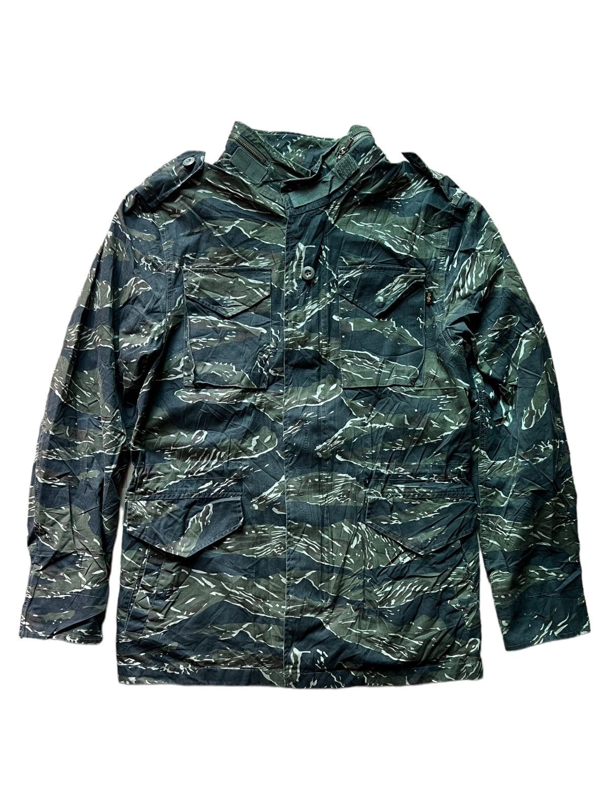 Vintage VERY RARE JACKET FIELD M65 ALPHA INDUSTRIES TIGER STRIPE Grailed
