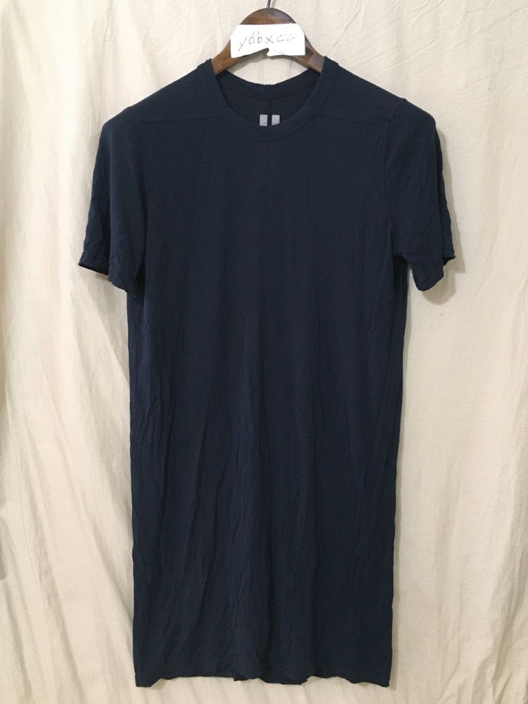 image of Rick Owens Fw15 Sphinx Level Tee Js Passport in Navy, Men's (Size XS)