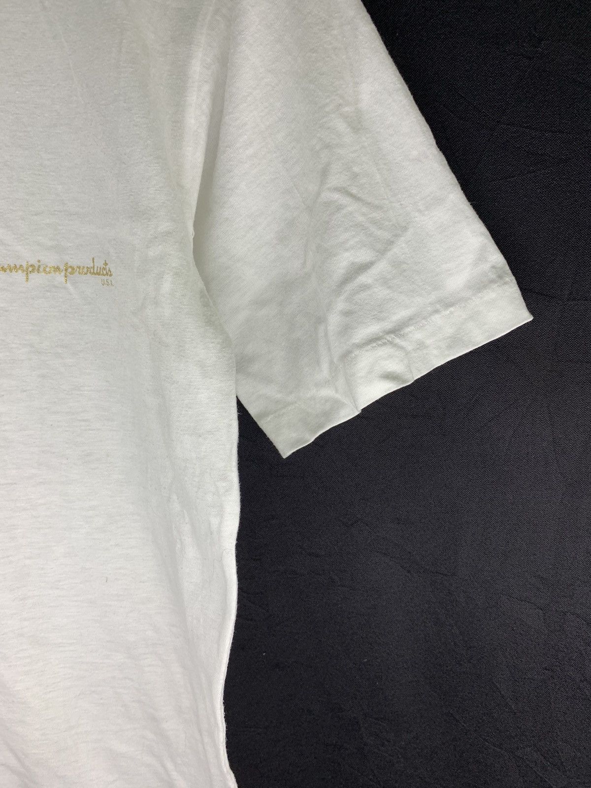 Champion × Vintage Vintage Thrashed faded 80s Champion Tshirt Single Stich Size US S / EU 44-46 / 1 - 5 Thumbnail