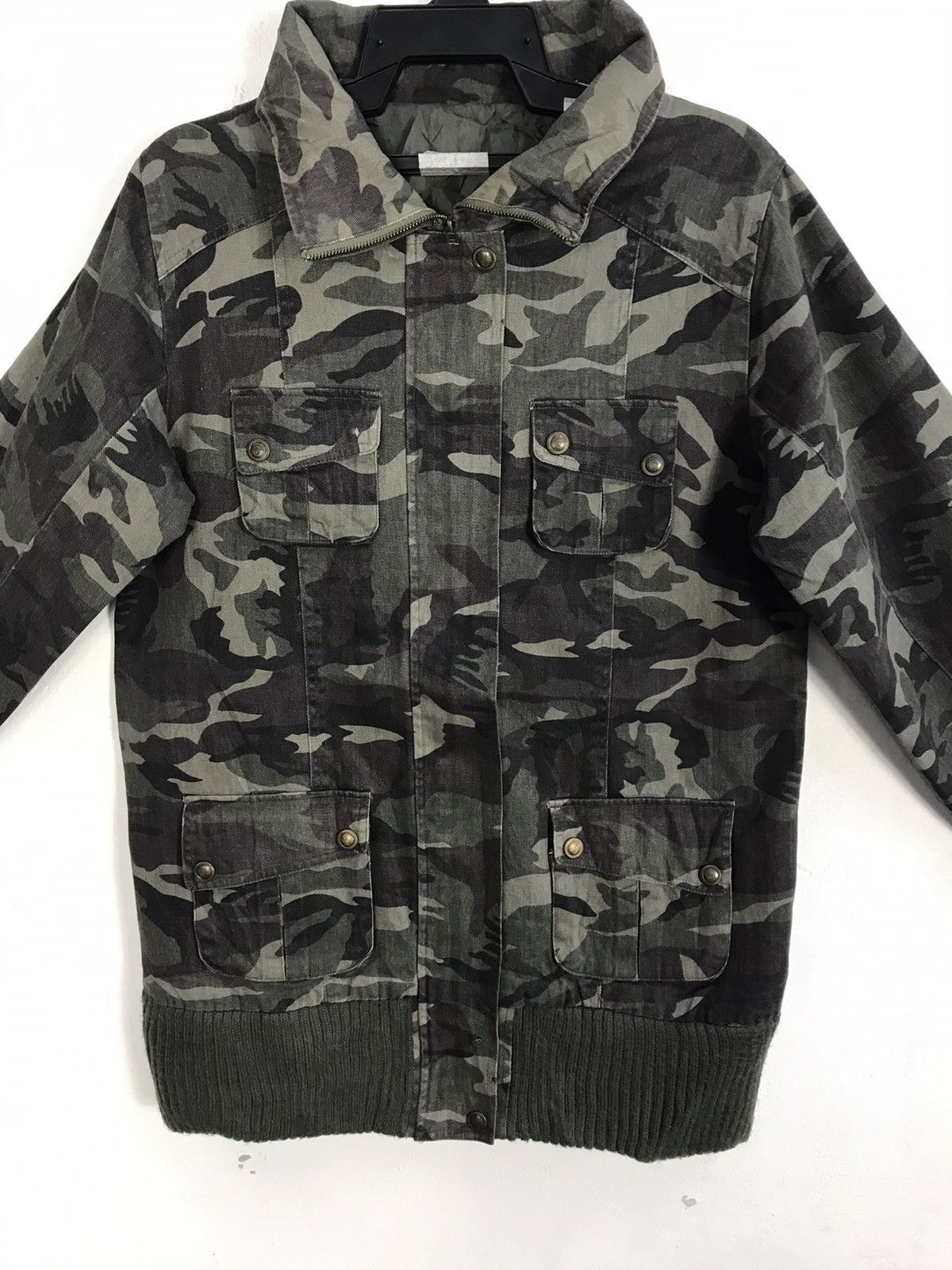 Japanese Brand Camouflage Army Design Style Jacket Parkas Zipper Size US L / EU 52-54 / 3 - 2 Thumbnail