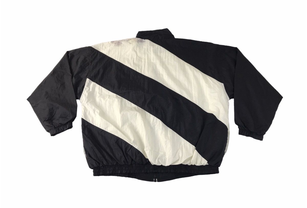 Japanese Brand South Meck Tonix Bomber Jacket Colour Block Cross Design Size US XXL / EU 58 / 5 - 2 Thumbnail