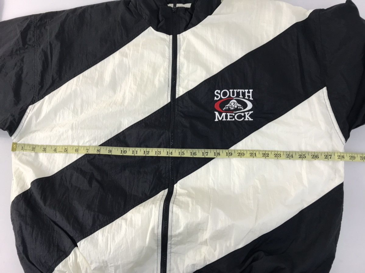 Japanese Brand South Meck Tonix Bomber Jacket Colour Block Cross Design Size US XXL / EU 58 / 5 - 8 Thumbnail