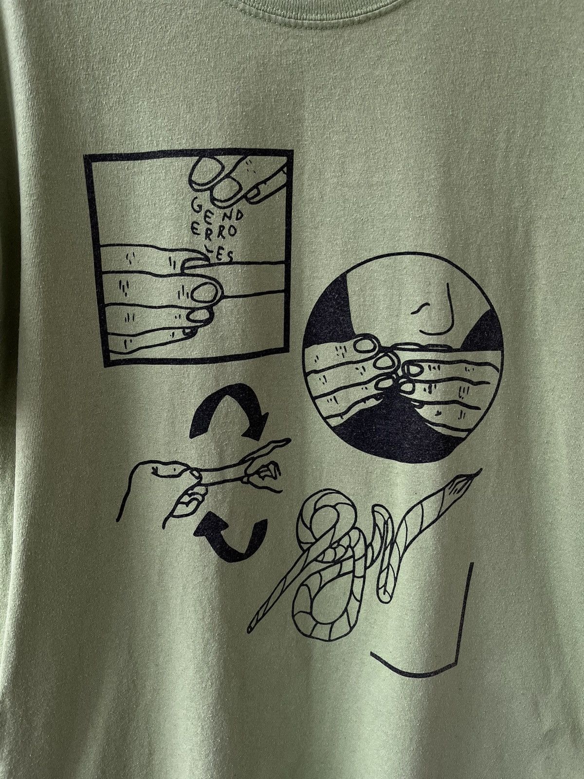 Vintage Vintage T-shirt weed marijuana tee cannabis thc Size US L / EU 52-54 / 3 - 3 Thumbnail