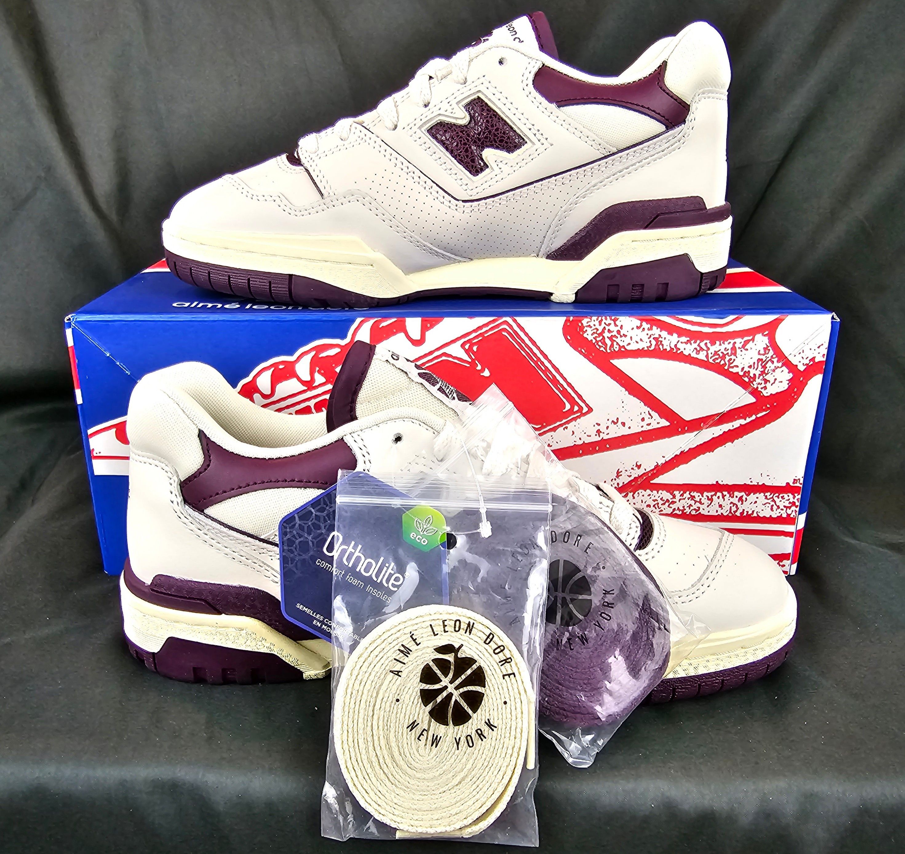 Aime Leon Dore × New Balance New Balance 550 x Aime Leon Dore Purple White Men’s Size 6 Size US 6 / EU 39 - 3 Thumbnail