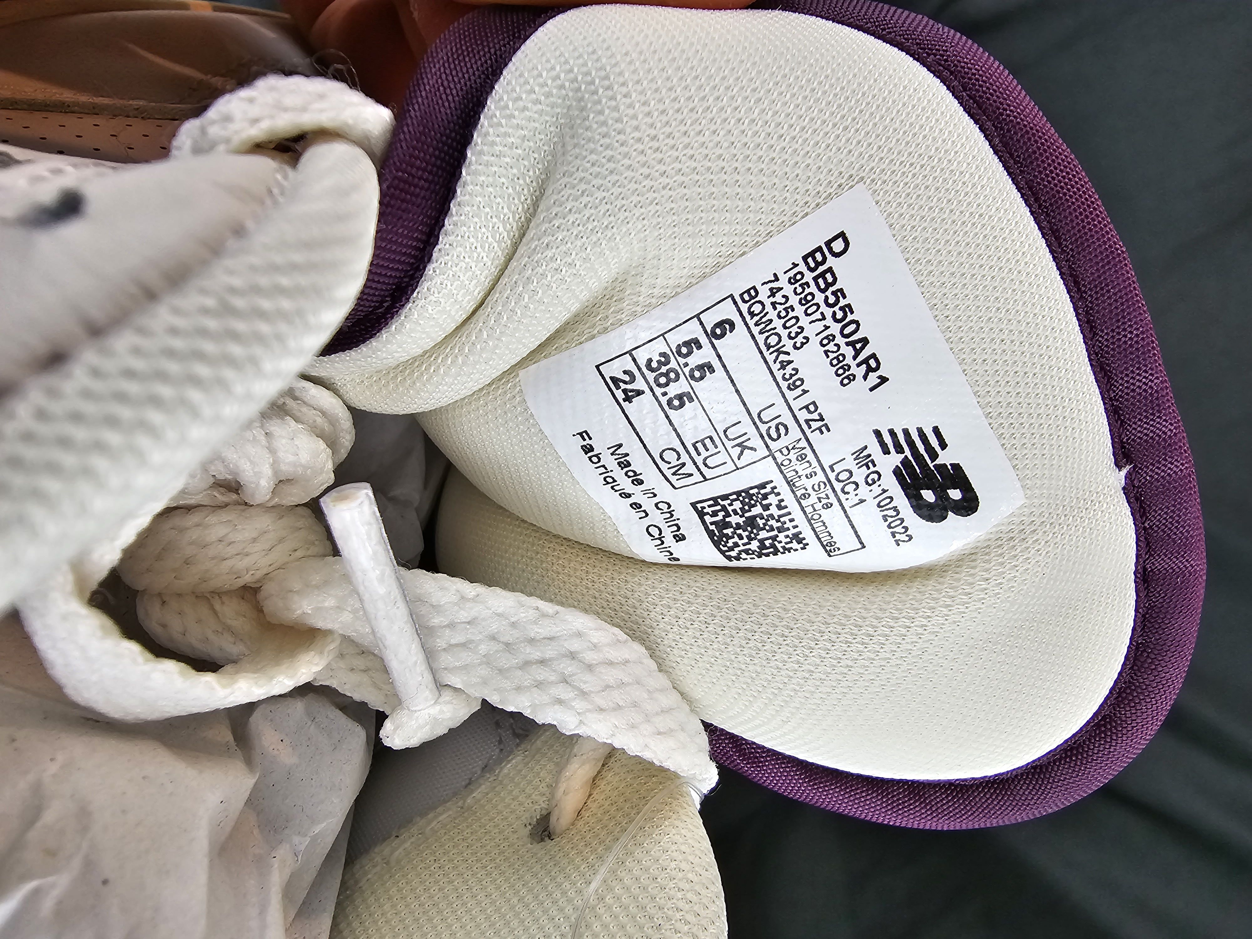 Aime Leon Dore × New Balance New Balance 550 x Aime Leon Dore Purple White Men’s Size 6 Size US 6 / EU 39 - 10 Thumbnail
