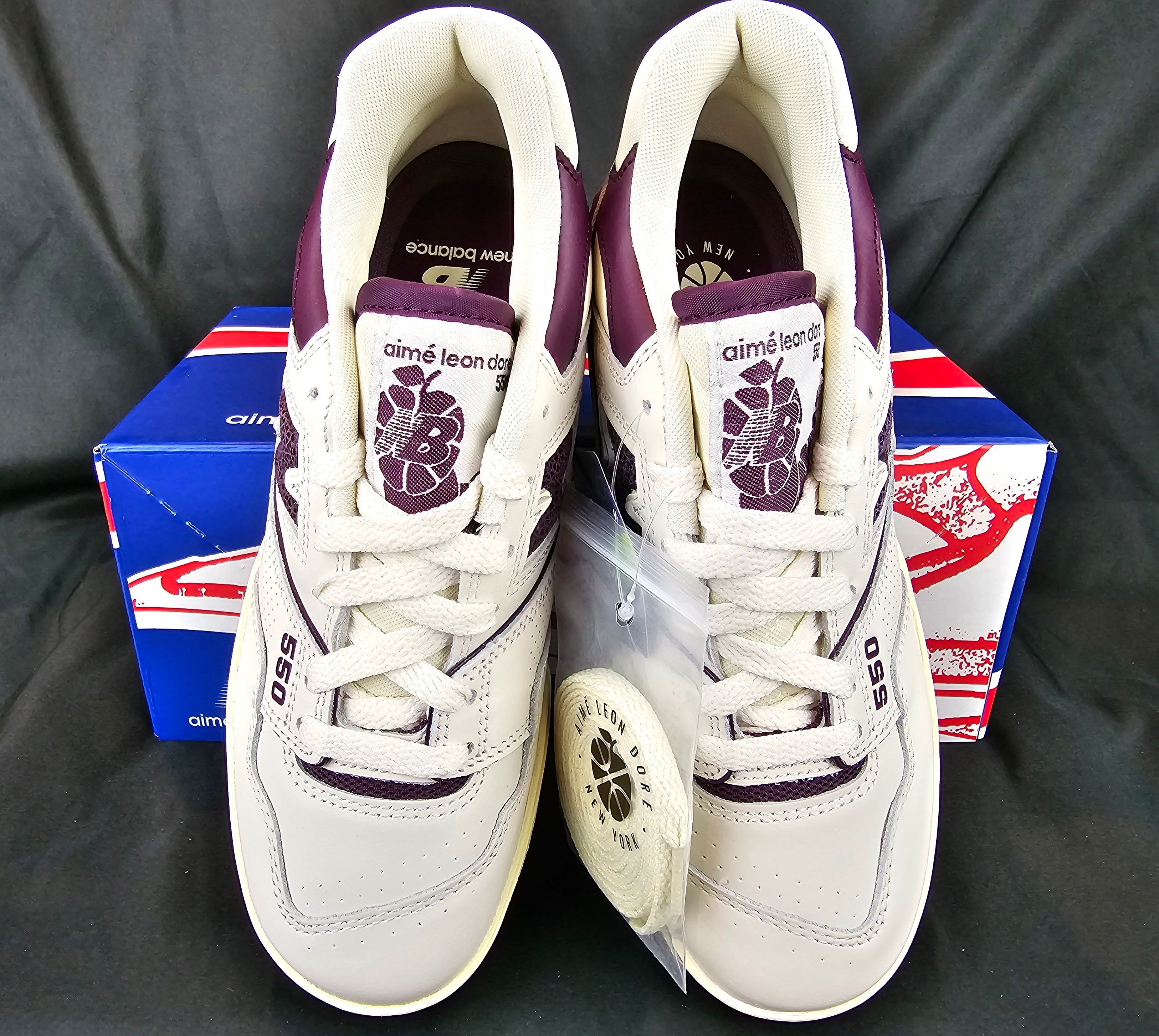 Aime Leon Dore × New Balance New Balance 550 x Aime Leon Dore Purple White Men’s Size 6 Size US 6 / EU 39 - 4 Thumbnail