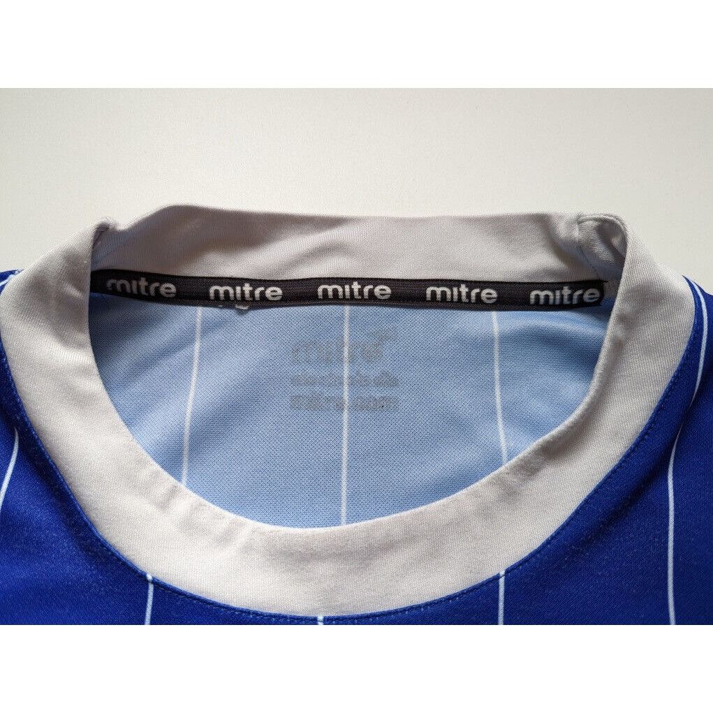 Vintage Ipswich Town FC Mitre E-on Blue Shirt Jersey 2007/08 Size US L / EU 52-54 / 3 - 7 Thumbnail