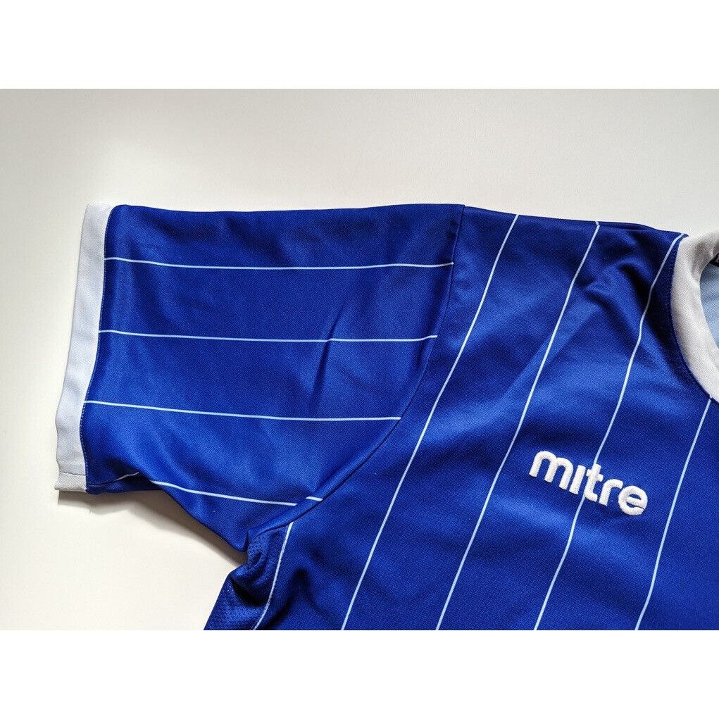 Vintage Ipswich Town FC Mitre E-on Blue Shirt Jersey 2007/08 Size US L / EU 52-54 / 3 - 6 Thumbnail
