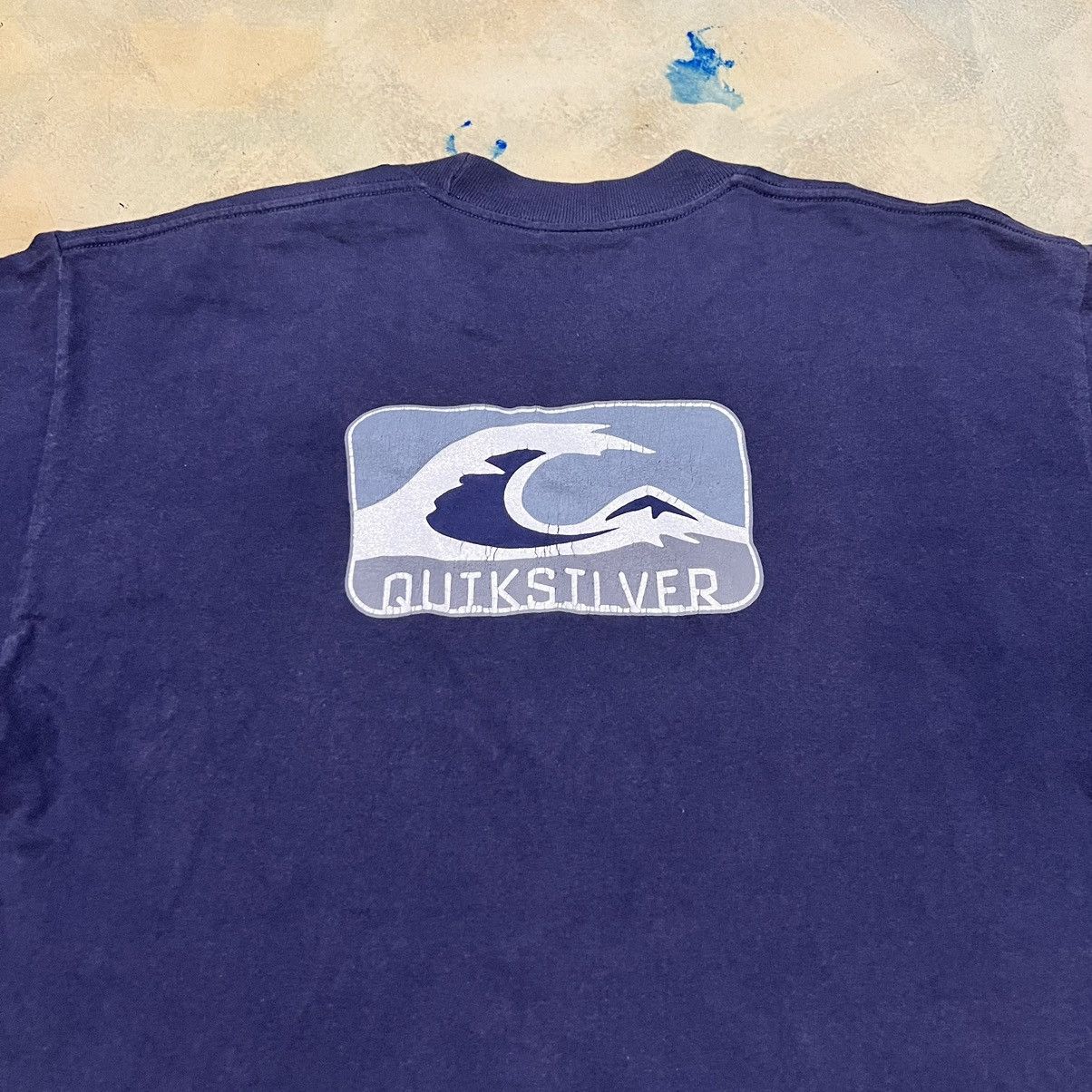 Quiksilver Vintage Quiksilver Surfing Short Sleeve T Shirt Big Logo Size US M / EU 48-50 / 2 - 14 Thumbnail