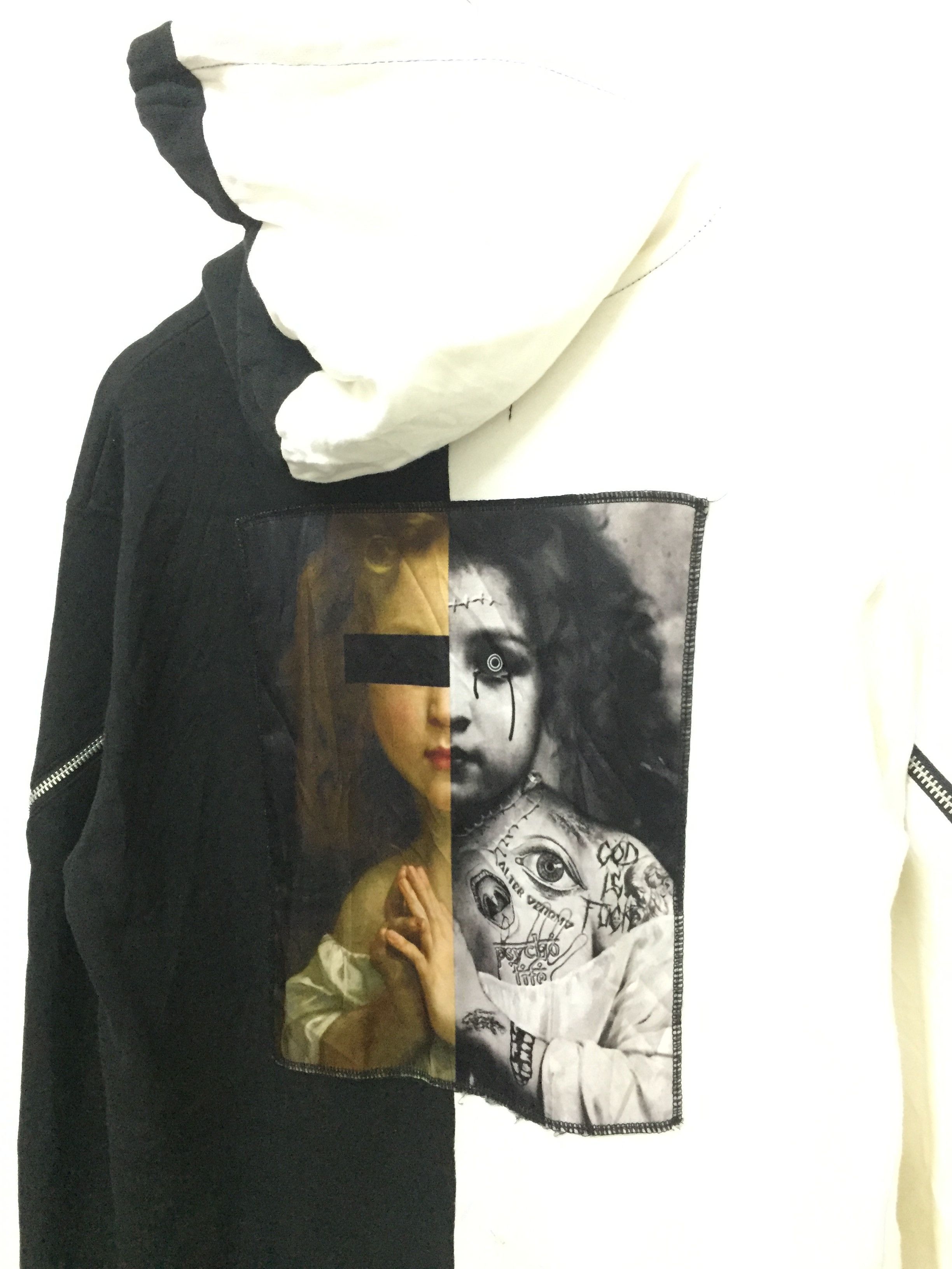 Japanese Brand ALTER VENOMV Undercover Split long hoodie parka Size US M / EU 48-50 / 2 - 3 Thumbnail
