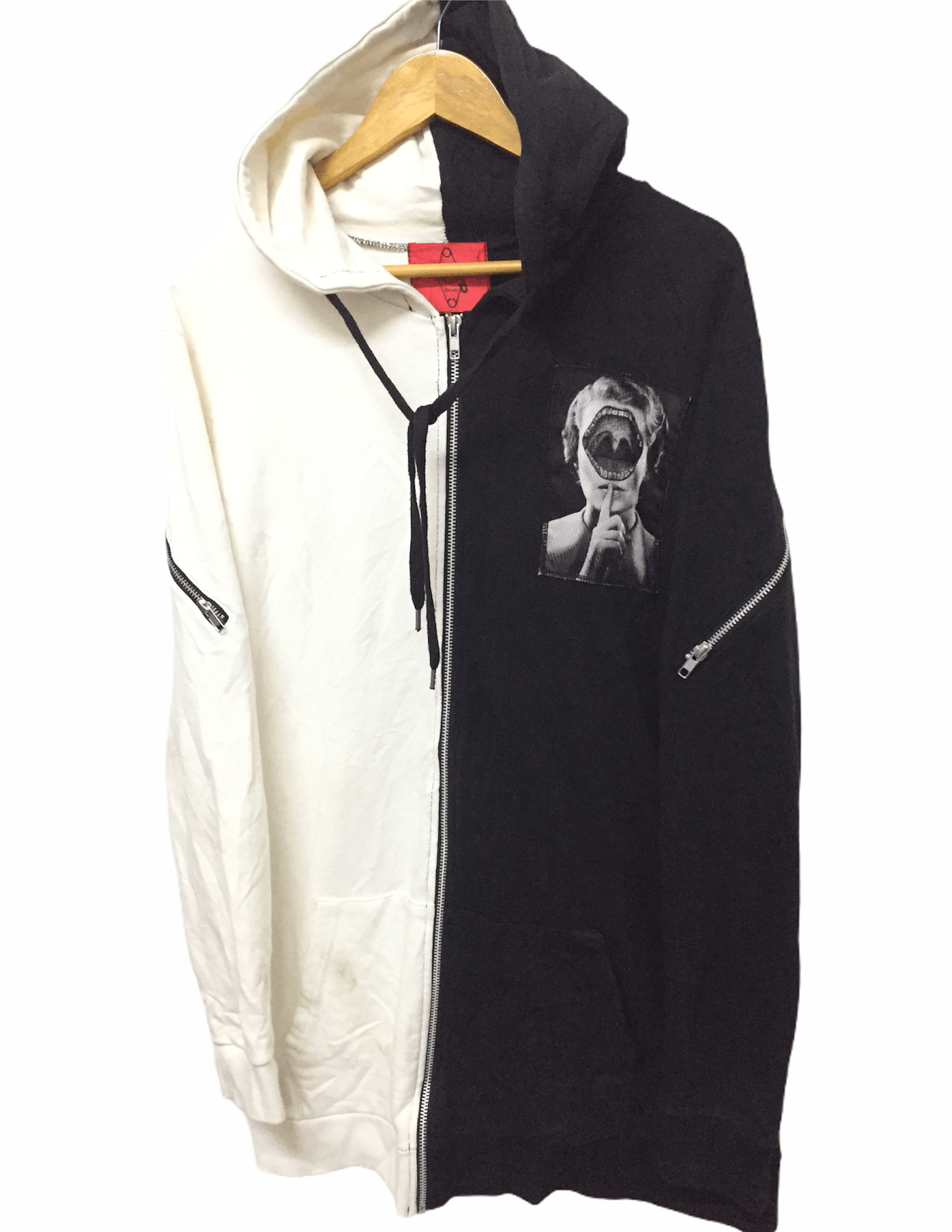 Japanese Brand ALTER VENOMV Undercover Split long hoodie parka Size US M / EU 48-50 / 2 - 5 Thumbnail