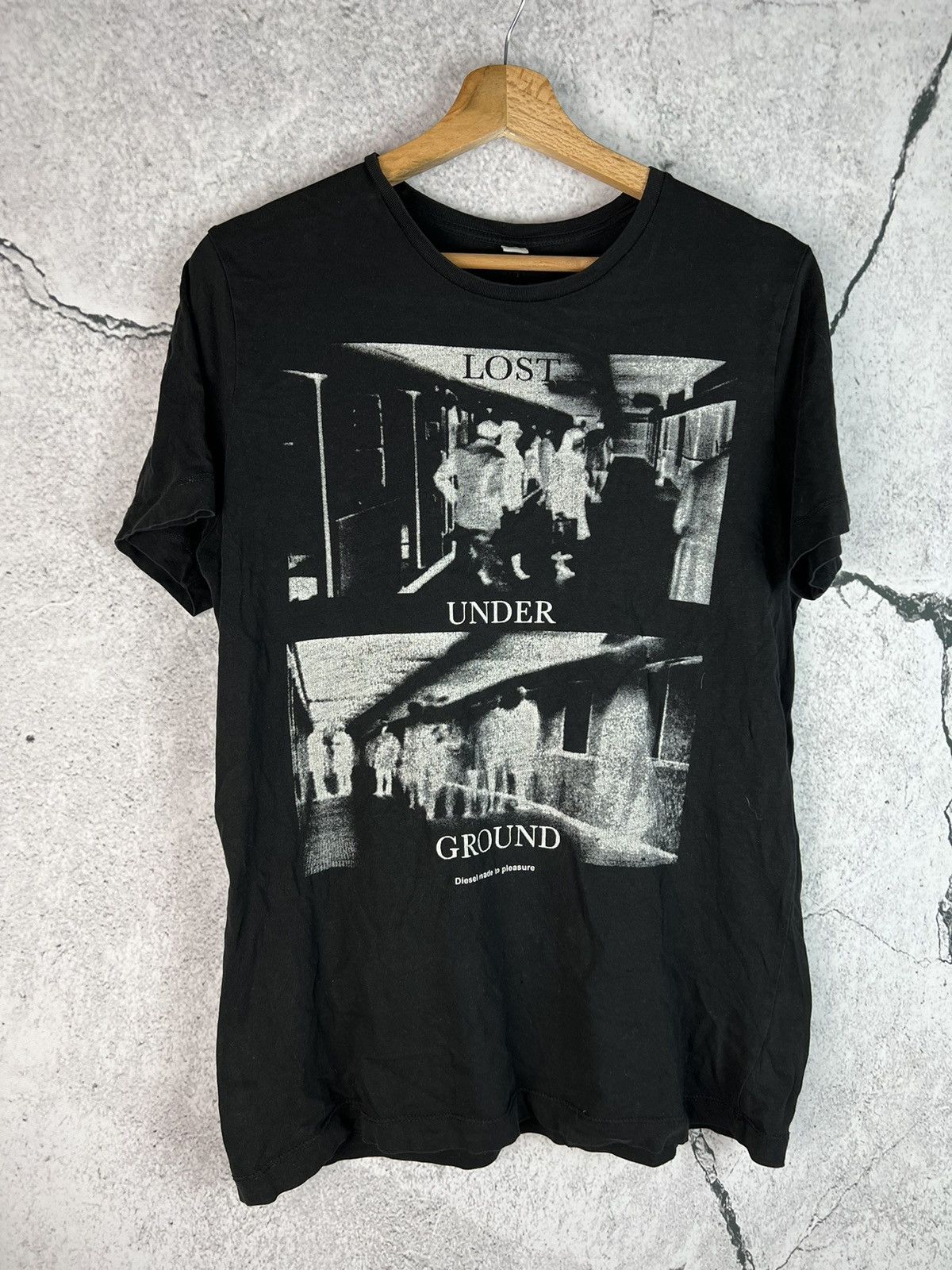 Diesel Diesel Y2k opium vibe Lost under groups tshirt Size US S / EU 44-46 / 1 - 1 Thumbnail