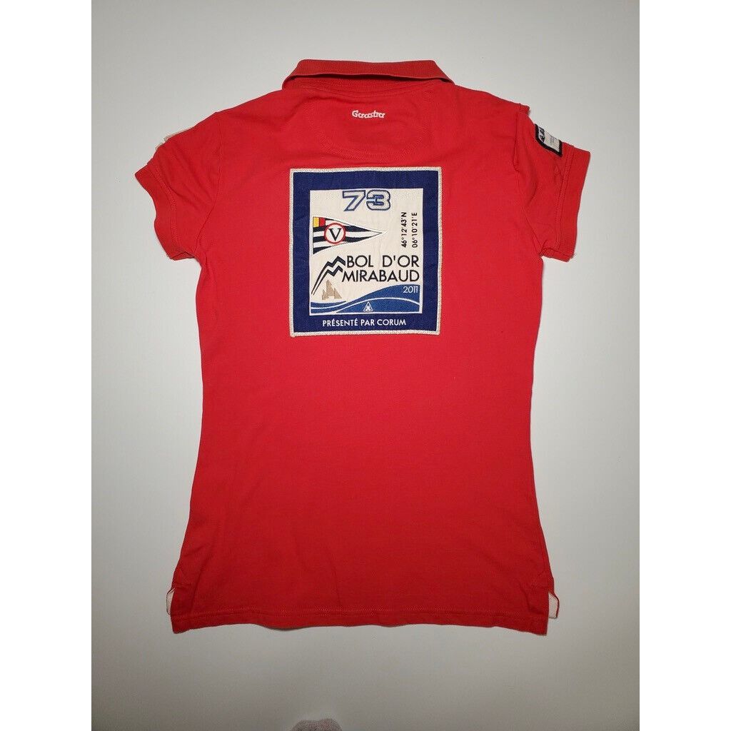 Vintage Gaastra Bol D or Mirabaud 2011 Edition 73 Woman s Red Polo S Size S / US 4 / IT 40 - 7 Thumbnail