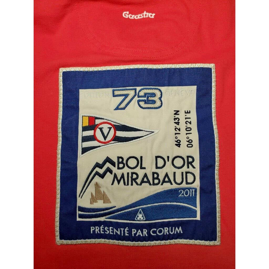 Vintage Gaastra Bol D or Mirabaud 2011 Edition 73 Woman s Red Polo S Size S / US 4 / IT 40 - 8 Thumbnail