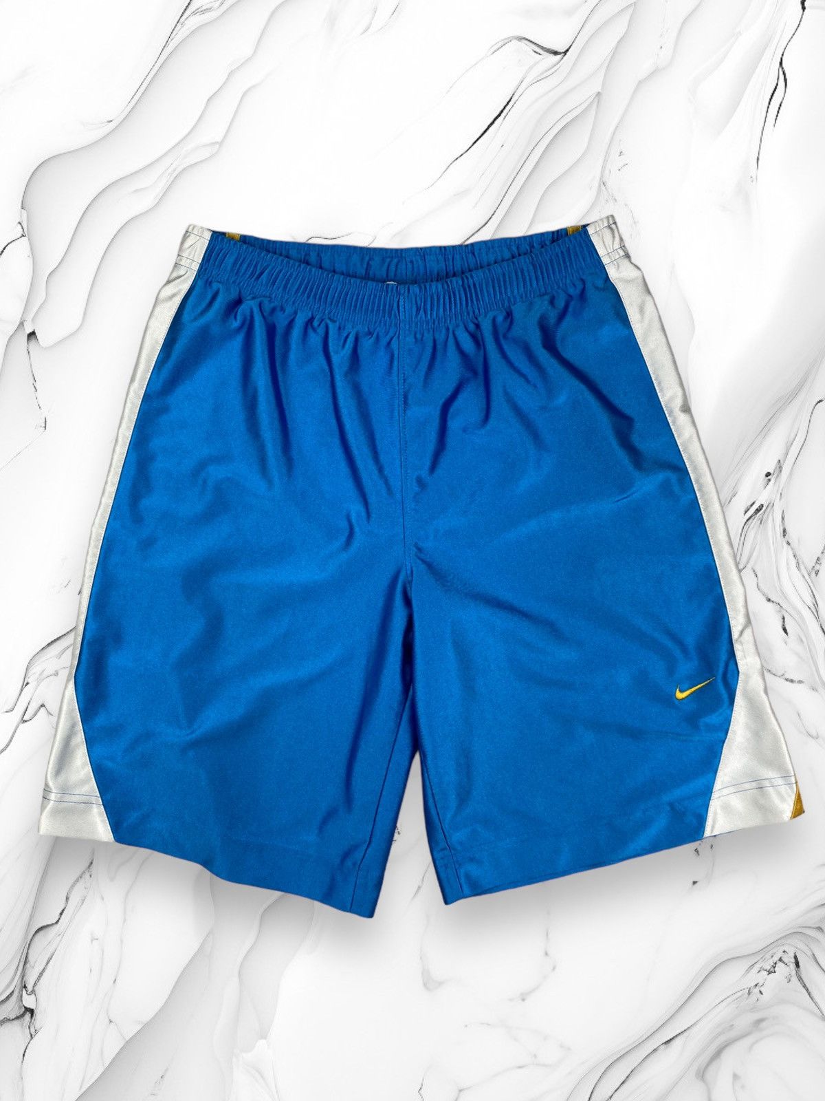 Nike × Vintage Vintage Nike Nylon Y2K Drill Shorts Size US 31 - 1 Thumbnail