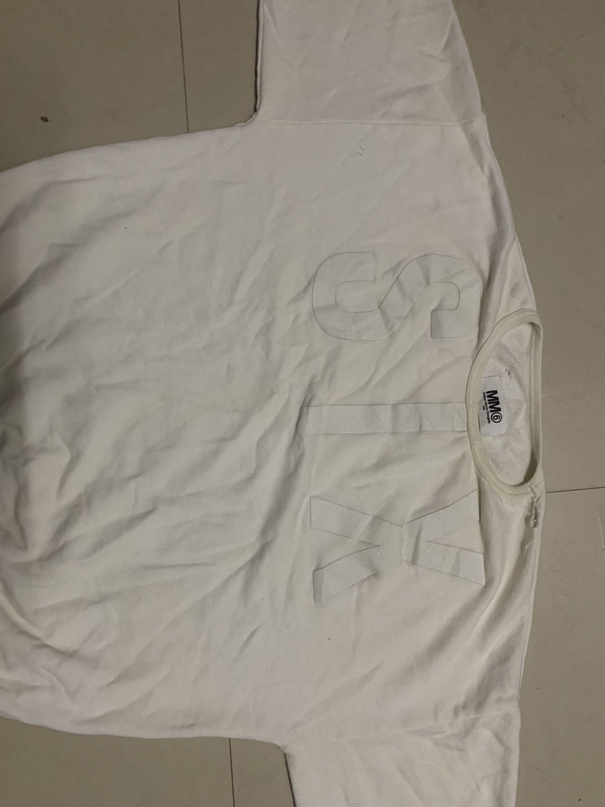 Maison Margiela × Vintage AW 2015 MM6 maison margeila spell out sweatshirts distressed Size US S / EU 44-46 / 1 - 9 Thumbnail