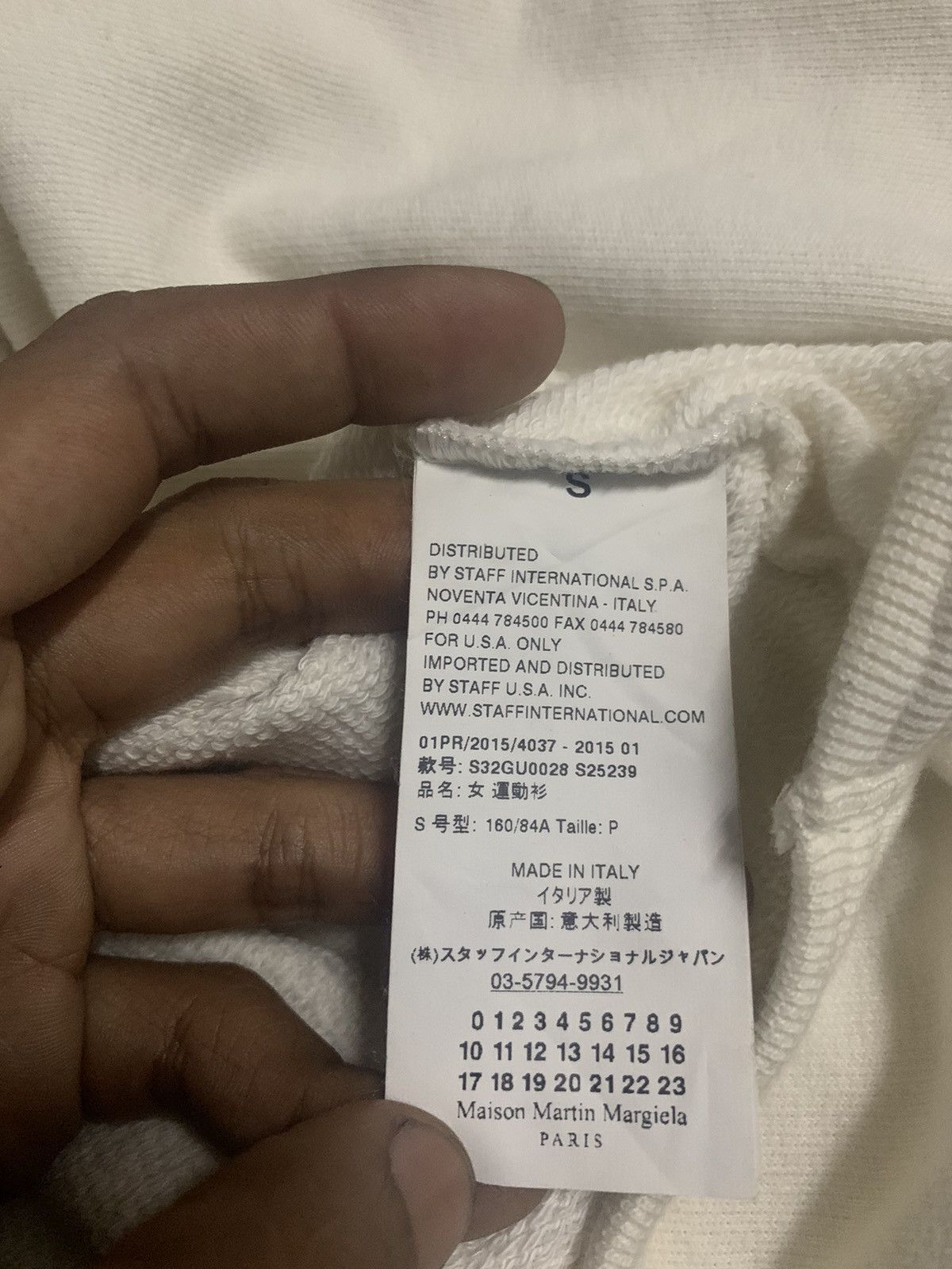 Maison Margiela × Vintage AW 2015 MM6 maison margeila spell out sweatshirts distressed Size US S / EU 44-46 / 1 - 14 Thumbnail