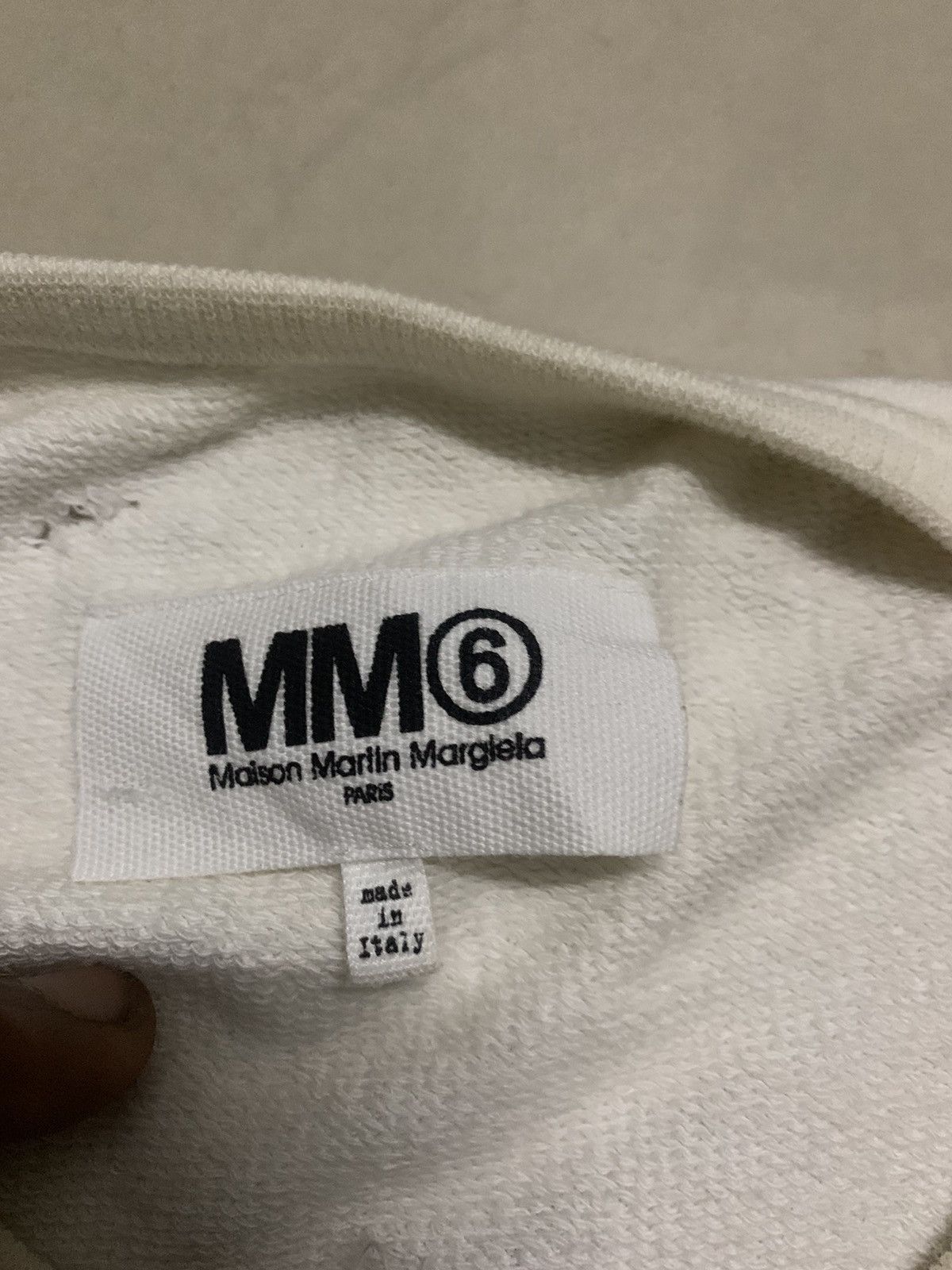 Maison Margiela × Vintage AW 2015 MM6 maison margeila spell out sweatshirts distressed Size US S / EU 44-46 / 1 - 4 Thumbnail