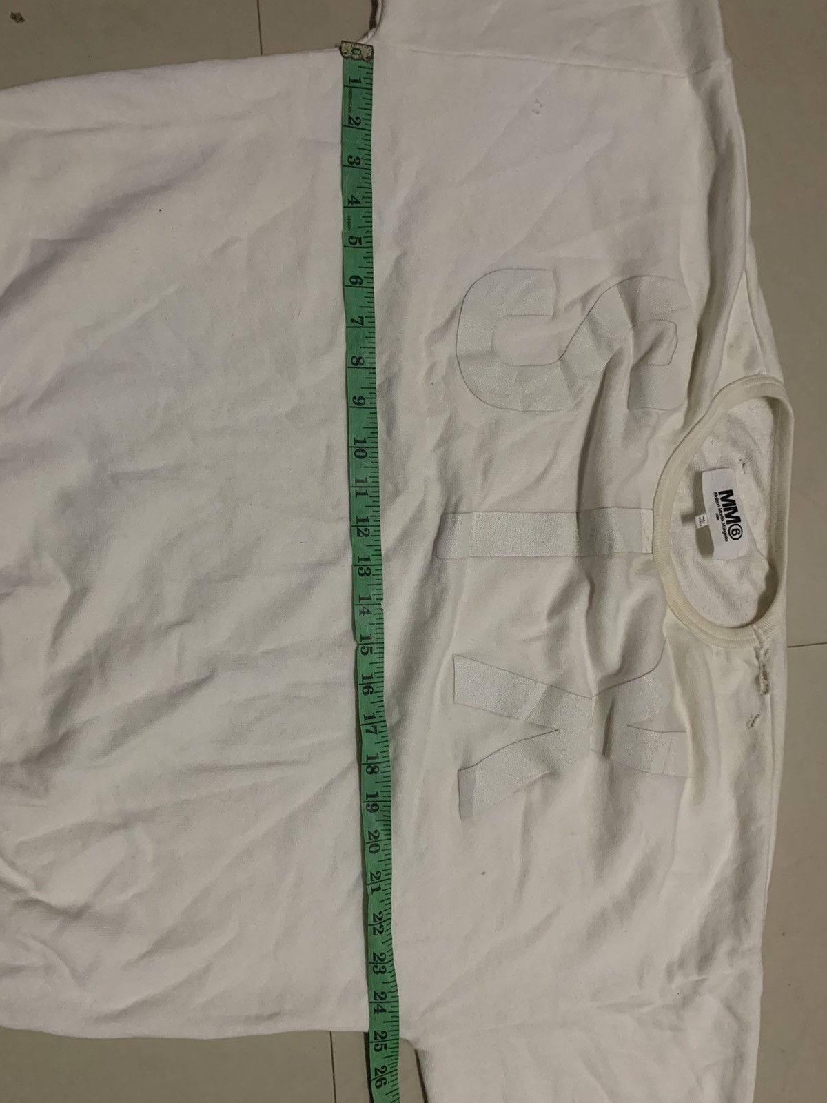 Maison Margiela × Vintage AW 2015 MM6 maison margeila spell out sweatshirts distressed Size US S / EU 44-46 / 1 - 6 Thumbnail