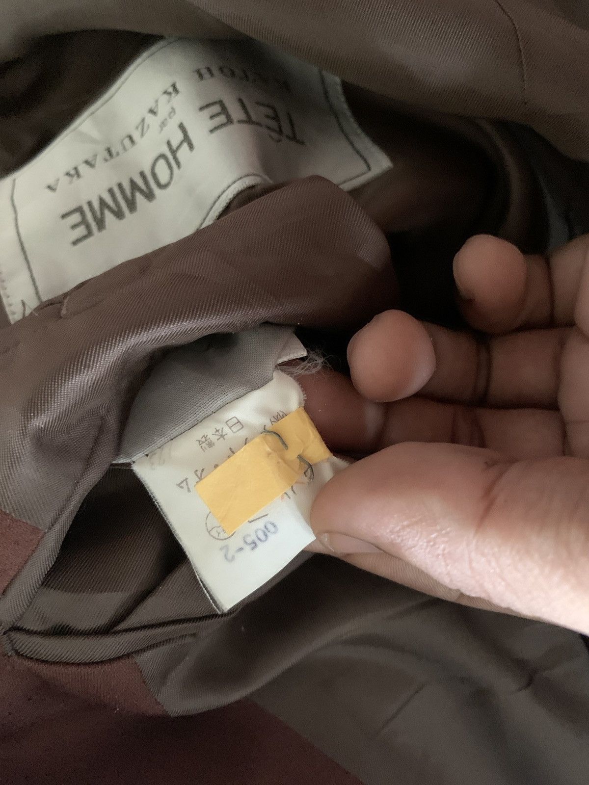 Issey Miyake × Tete Homme Vintage issey miyake x tete homme Size 44R - 7 Thumbnail