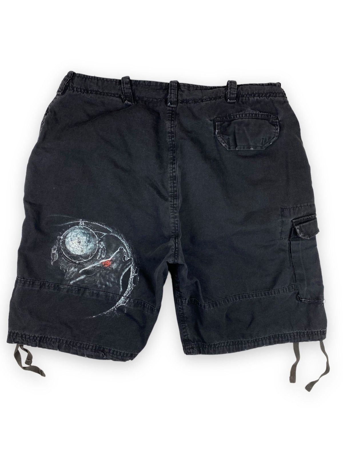 Vintage × Woolf Vintage Spiral Woolf y2k Shorts Size US 36 / EU 52 - 6 Thumbnail