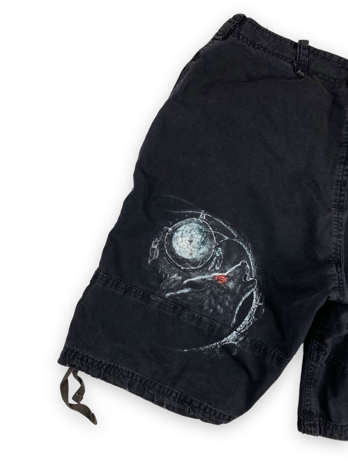 Vintage × Woolf Vintage Spiral Woolf y2k Shorts Size US 36 / EU 52 - 8 Thumbnail