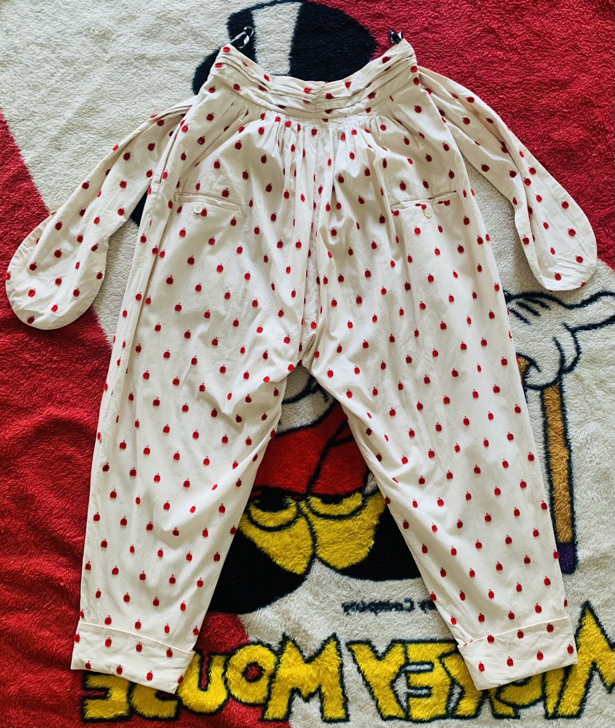 Issey Miyake × mercibeaucoup Vintage mercibeaucoup crop pant polka dot Size US 28 / EU 44 - 2 Thumbnail