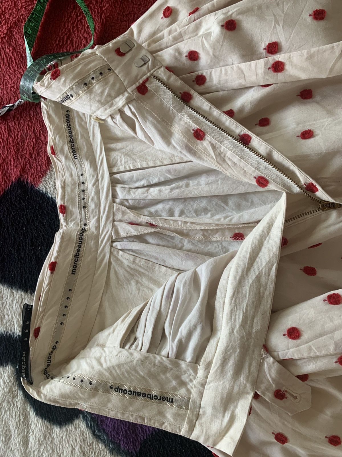 Issey Miyake × mercibeaucoup Vintage mercibeaucoup crop pant polka dot Size US 28 / EU 44 - 8 Thumbnail