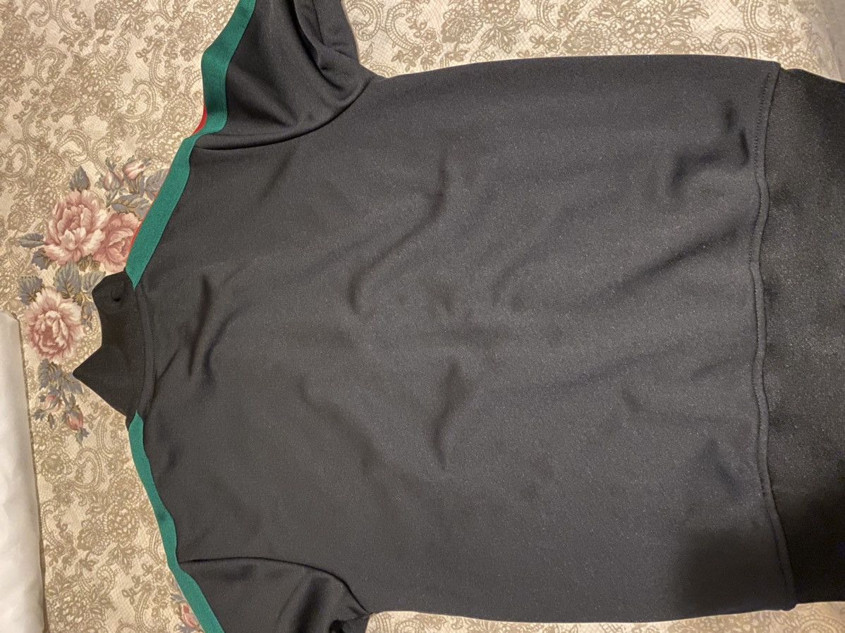 Palm Angels Palm Angels Black Green Striped Track Jacket Size US S / EU 44-46 / 1 - 4 Thumbnail