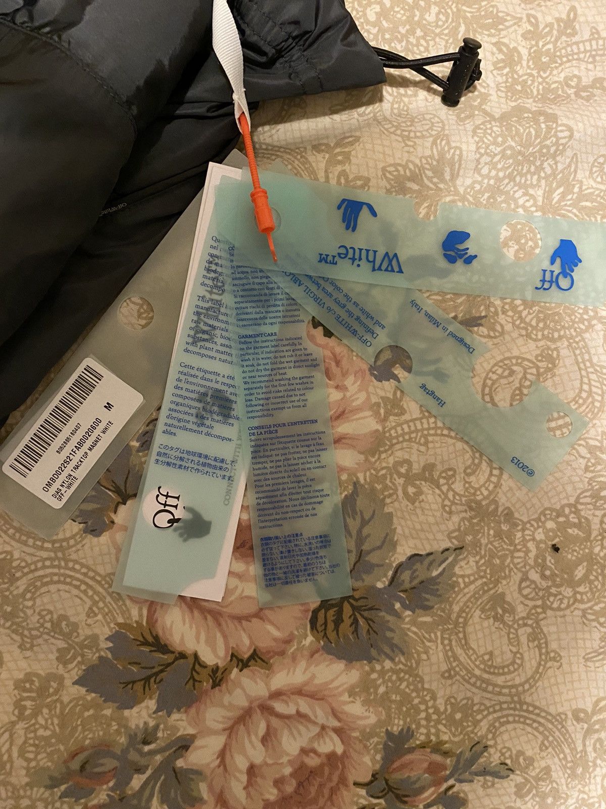 Off-White OFF-WHITE Diagonal Grey Track Jacket Size US M / EU 48-50 / 2 - 7 Thumbnail