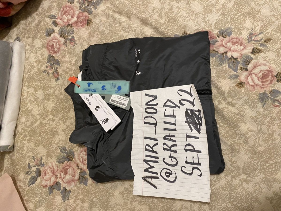Off-White OFF-WHITE Diagonal Grey Track Jacket Size US M / EU 48-50 / 2 - 2 Thumbnail